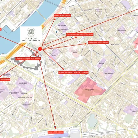 דירה Maison Bout Du Monde Chateau Hyper Centre *